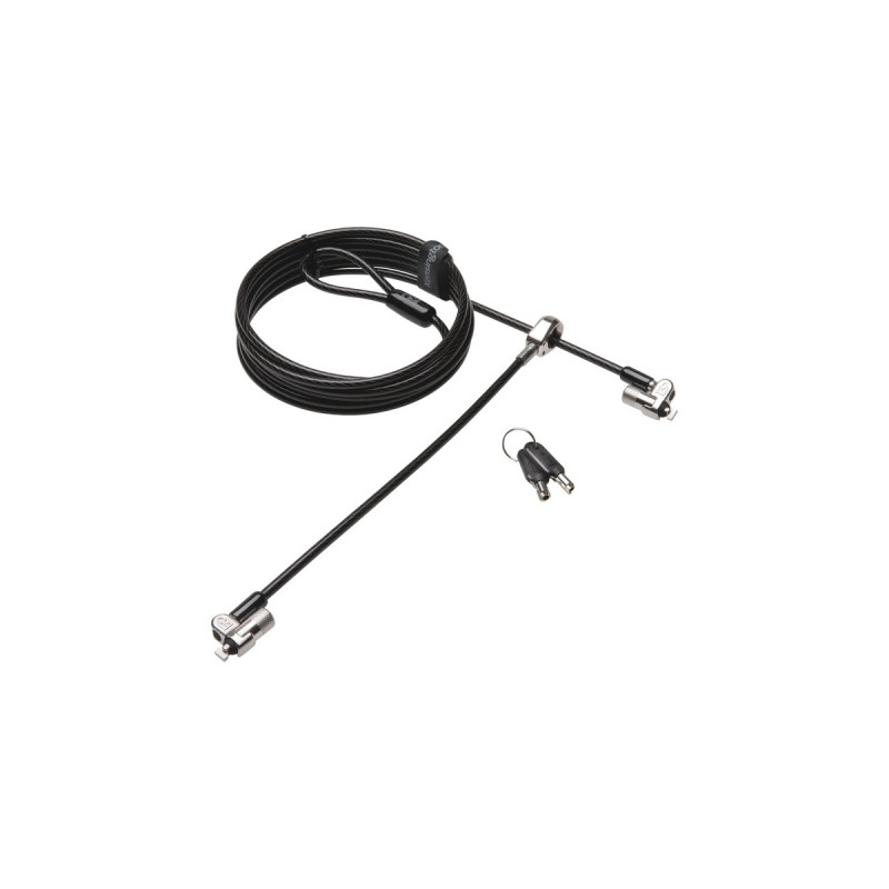 Kensington MicroSaver 2.0 Twin-Schloss, Sicherheit(schwarz)