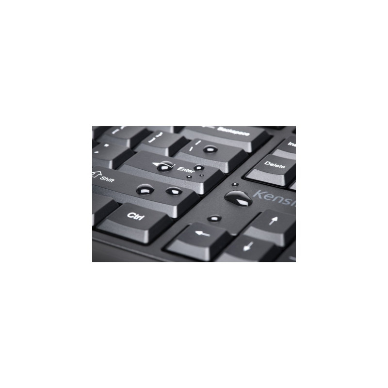 Kensington Pro Fit Ergo-Tastatur(schwarz, DE-Layout)