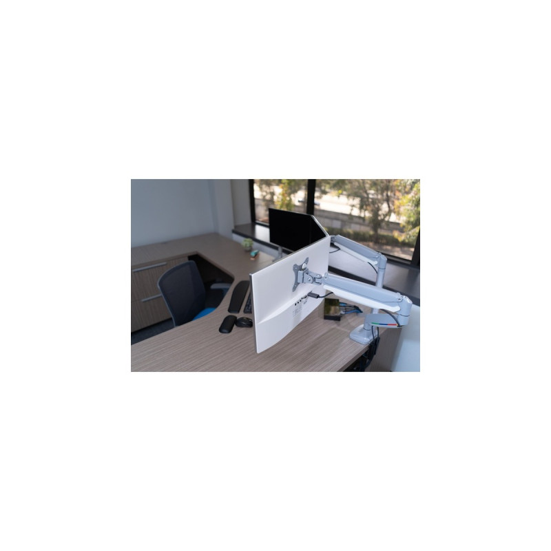 Kensington SmartFit One Touch Dual Monitorarm, Monitorhalterung(grau)