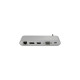 Kensington UH1440P, Dockingstation(silber, USB-C, USB-A, HDMI, DP, VGA)