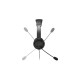 Kensington USB HiFi-Kopfhörer mit Mikrofon, Headset(schwarz)