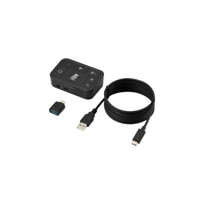 Kensington Universal 3-in-1 Pro Audio Headset Switch(Bluetooth, USB, 3,5mm Anschluß)