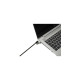 Kensington Universelles 3-in-1 Laptopschloss, Zahlenschloss(schwarz)