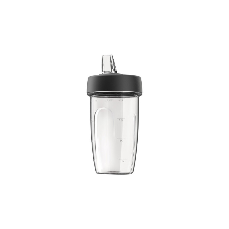 Kenwood Blend-Xtract Sport Aufsatz Smoot­hie2Go-Behälter KAH740PL, Becher(transparent/schwarz, 2 Stück)