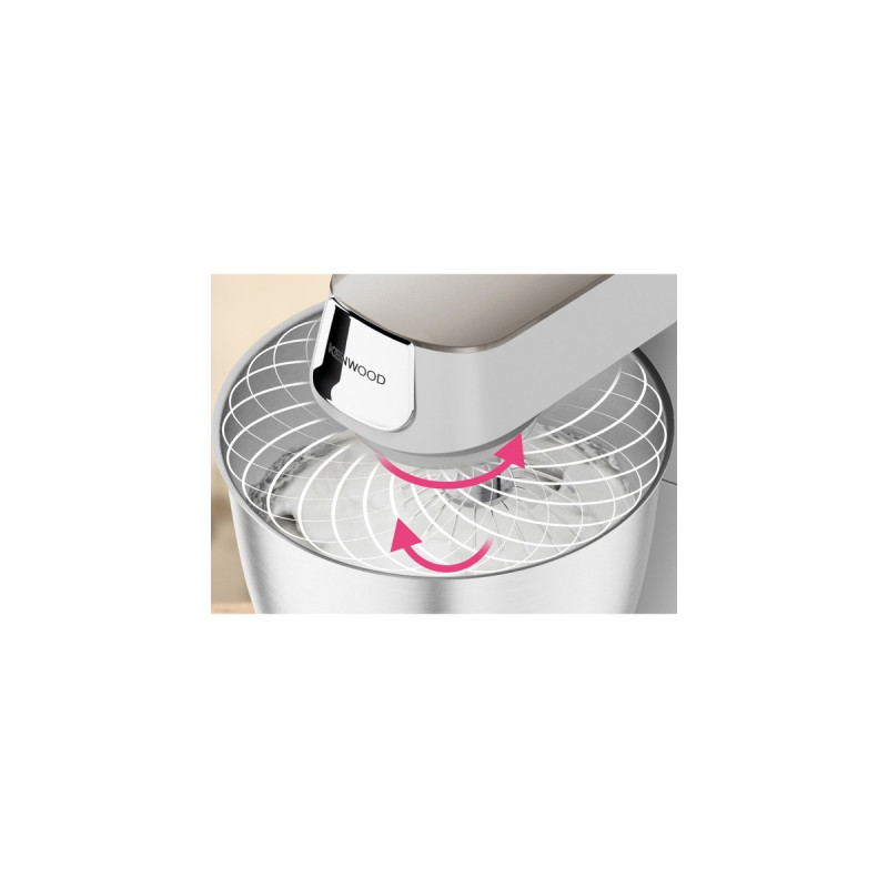 Kenwood Titanium Chef Baker XL Küchenmaschine KVL65.001WH(weiß, 1.200 Watt, integrierte Waage)