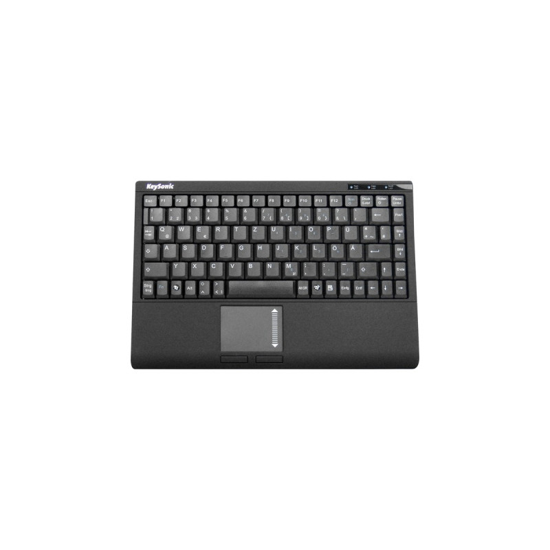 KeySonic ACK-540 U+, Tastatur(schwarz, DE-Layout, mit Smart-Touchpad)