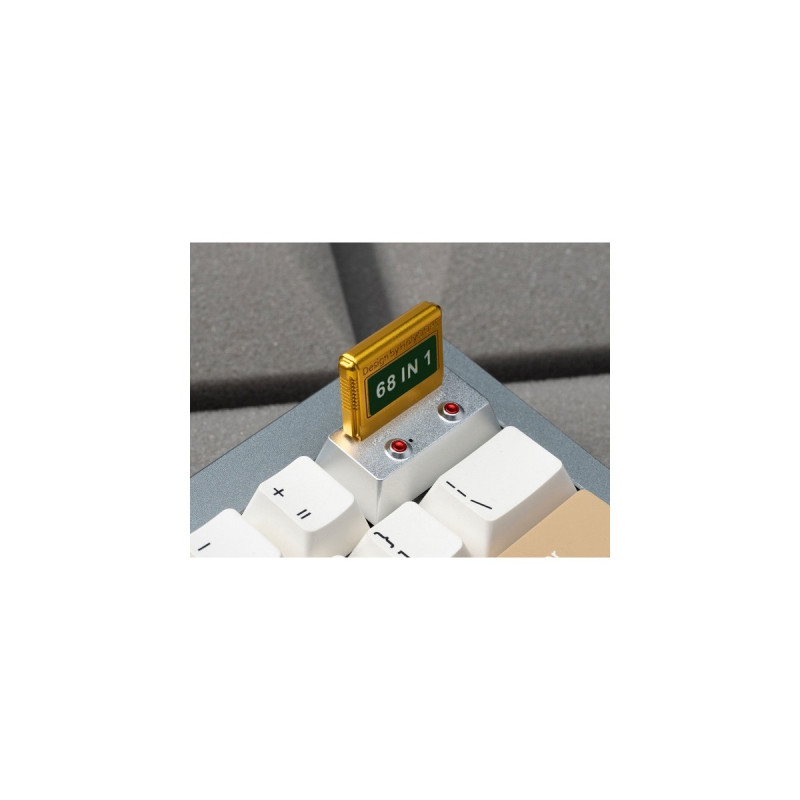 Keychron Computer Aluminum Alloy Artisan Keycap, Tastenkappe(silber/gold)