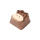 Keychron Cute Cows Aluminum Alloy Artisan Keycap, Tastenkappe(braun)