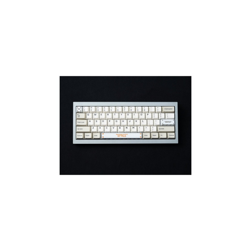Keychron ESC Aluminum Alloy Artisan Keycap, Tastenkappe(weiß/orange)
