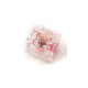 Keychron Gateron Aliaz Silent Tactile (60 Gf) Switch-Set, Tastenschalter(pink/transparent, 110 Stück)