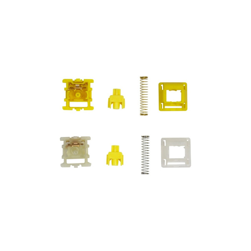 Keychron Gateron Cap V2 Golden-Brown Switch-Set, Tastenschalter(braun, 110 Stück)