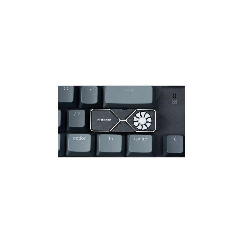 Keychron Graphics Card RTX3080 Aluminum Alloy Artisan Keycap, Tastenkappe(schwarz/silber)