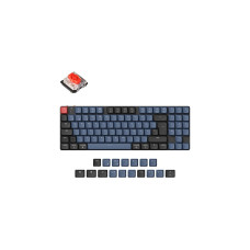 Keychron K13 Pro, Gaming-Tastatur(schwarz/grau, DE-Layout, Gateron Low Profile 2.0 Mechanical Red, Hot-Swap, Aluminiumrahmen, RGB)