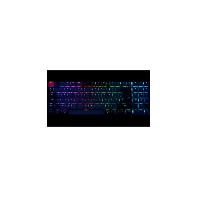 Keychron K13 Pro, Gaming-Tastatur(schwarz/grau, DE-Layout, Gateron Low Profile 2.0 Mechanical Red, Hot-Swap, Aluminiumrahmen, RGB)
