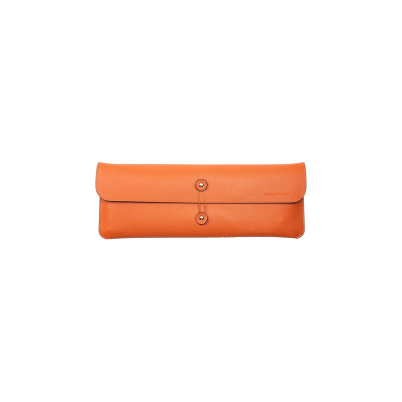 Keychron K1/K13 TKL Leather Travel Pouch, Tasche(orange, aus Leder)