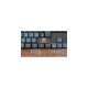 Keychron K1 Pro, Gaming-Tastatur(schwarz/blaugrau, DE-Layout, Gateron Low Profile 2.0 Mechanical Red, Hot-Swap, Aluminiumrahmen, RGB)