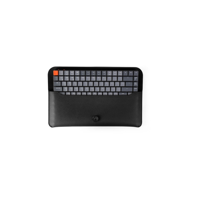 Keychron K3/K12 (75%) Travel Pouch, Tasche(schwarz, aus Leder)