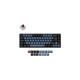 Keychron K6 Pro, Gaming-Tastatur(schwarz/blaugrau, DE-Layout, Keychron K Pro Brown, Hot-Swap, Aluminiumrahmen, RGB)