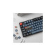 Keychron K8 Pro, Gaming-Tastatur(schwarz/blau, DE-Layout, Gateron G Pro Blue, Hot-Swap, Aluminiumrahmen, RGB)