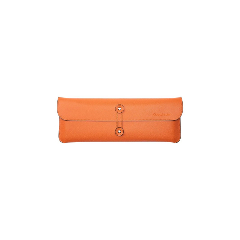 Keychron K9 (60%) Leather Travel Pouch, Tasche(orange, aus Leder)