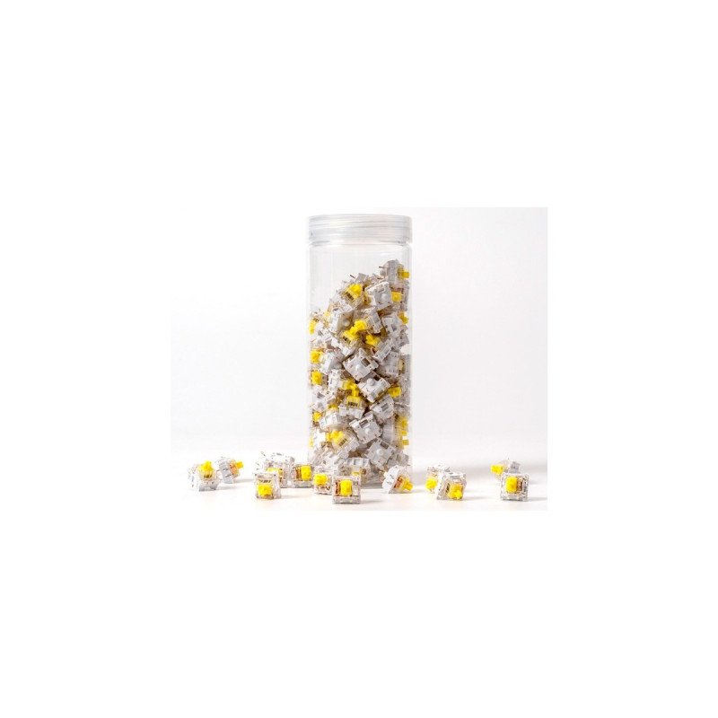 Keychron K Pro Banana Switch-Set, Tastenschalter(gelb/transparent, 110 Stück)