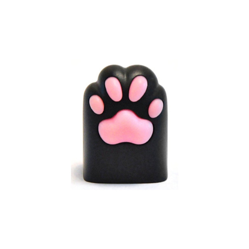 Keychron Kitty Paw Aluminum Alloy Artisan Keycap, Tastenkappe(schwarz/rosa)