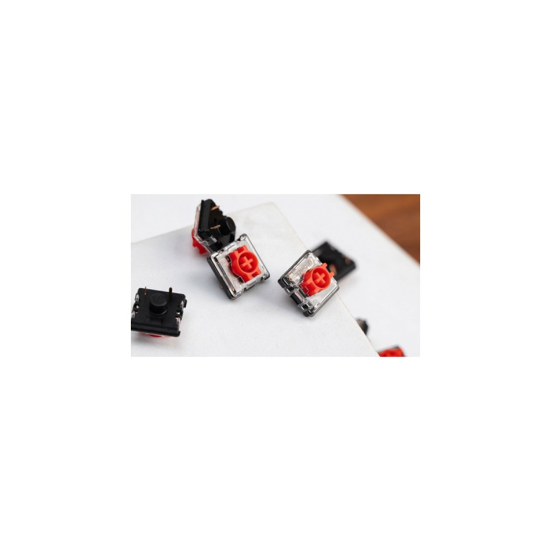 Keychron Low Profile Mechanical Red Switch-Set(transparent)