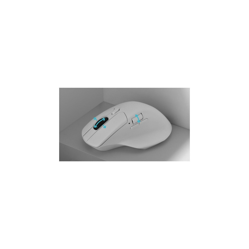 Keychron M6 Wireless, Gaming-Maus(weiß)