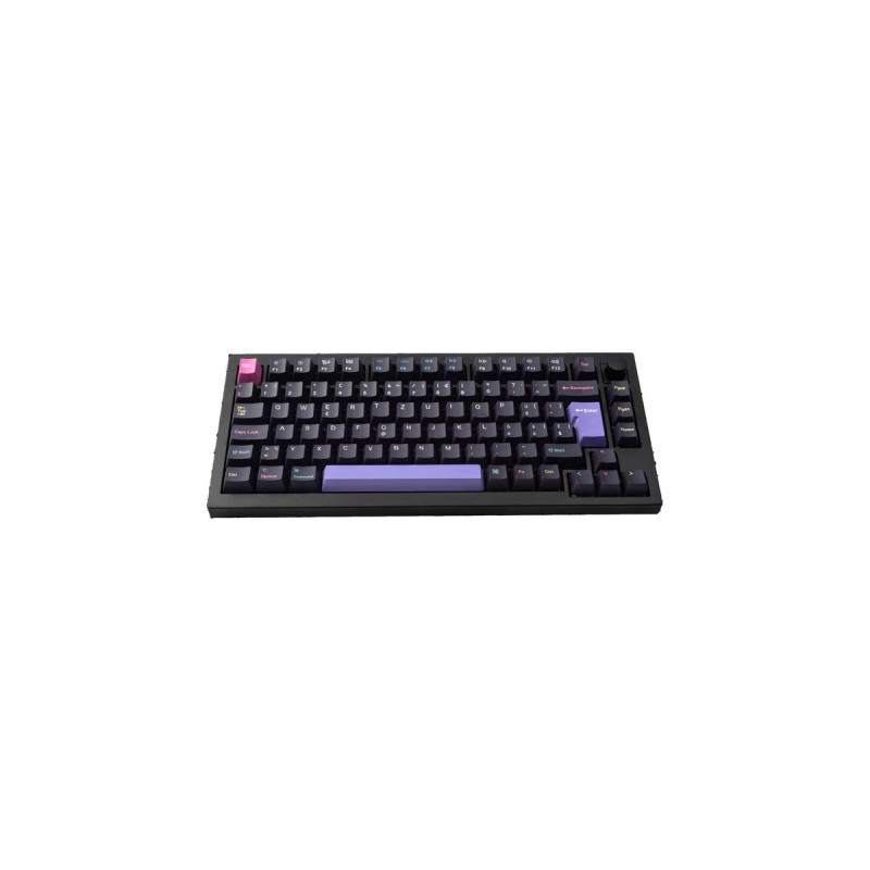 Keychron OEM Dye-Sub PBT Full Keycap-Set - Developer, Tastenkappe(schwarz/lila, 137 Stück, DE-Layout (ISO))