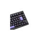 Keychron OEM Dye-Sub PBT Full Keycap-Set - Developer, Tastenkappe(schwarz/lila, 137 Stück, DE-Layout (ISO))