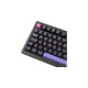 Keychron OEM Dye-Sub PBT Full Keycap-Set - Developer, Tastenkappe(schwarz/lila, 137 Stück, DE-Layout (ISO))