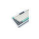 Keychron OEM Dye-Sub PBT Full Keycap-Set - Gray White Mint, Tastenkappe(weiß/mint, 137 Stück, DE-Layout (ISO))
