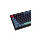 Keychron OEM Dye-Sub PBT Full Keycap-Set - Hacker, Tastenkappe(dunkelblau/neon-grün, 137 Stück, US-Layout (ANSI))