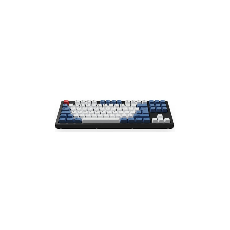 Keychron OEM Dye-Sub PBT Keycap-Set - Blue, Tastenkappe(weiß/blau, DE-Layout (ISO))