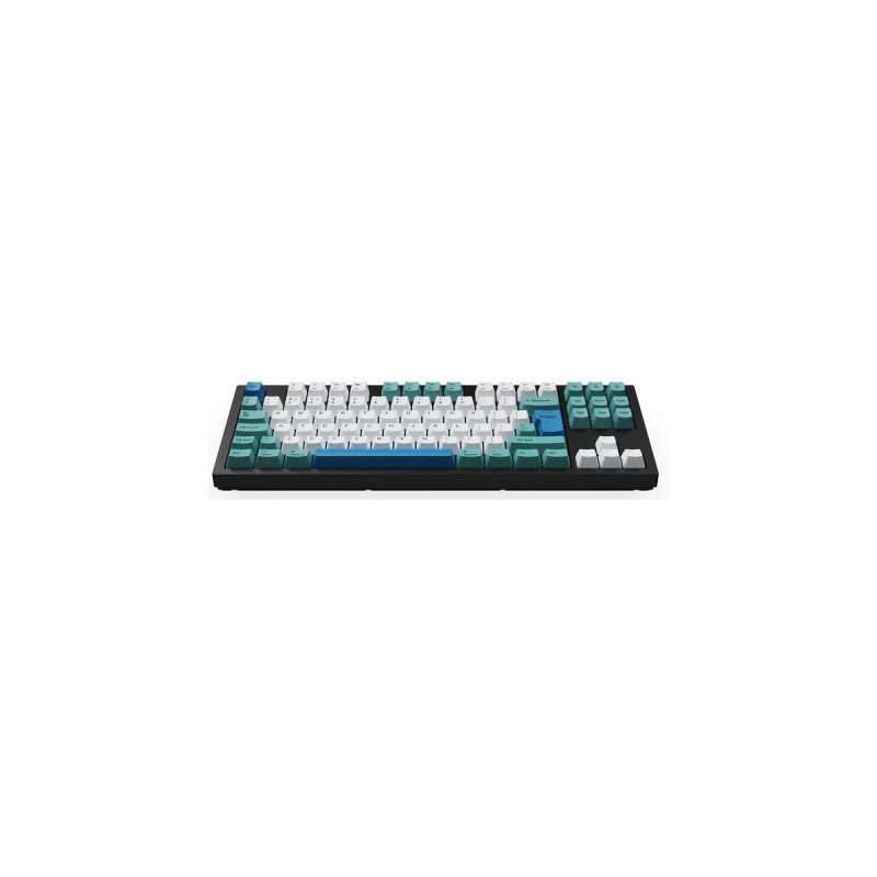 Keychron OEM Dye-Sub PBT Keycap-Set - Iceberg, Tastenkappe(weiß/türkis, DE-Layout (ISO))