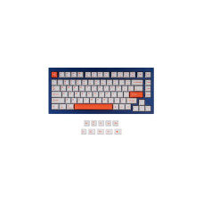 Keychron OEM Dye-Sub PBT Keycap-Set - Orange, Tastenkappe(weiß/orange, für Q1/Q2/K2, US-Layout (ANSI))