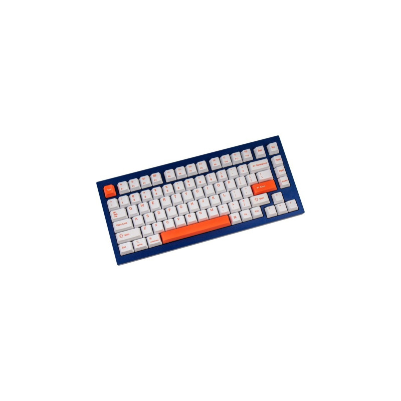 Keychron OEM Dye-Sub PBT Keycap-Set - Orange, Tastenkappe(weiß/orange, für Q1/Q2/K2, US-Layout (ANSI))