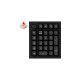 Keychron Q0+, Ziffernblock(schwarz, Gateron G Pro Red, Hot Swap, Aluminiumrahmen, RGB, Knob)