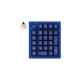 Keychron Q0+, Ziffernblock(blau, Gateron G Pro Brown, Hot Swap, Aluminiumrahmen, RGB, Knob)