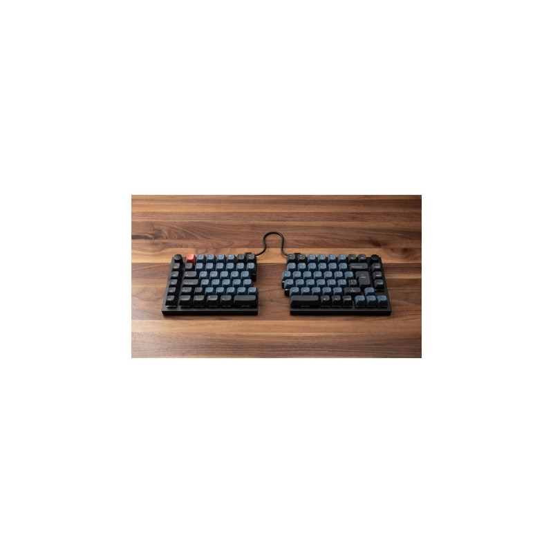 Keychron Q11, Gaming-Tastatur(schwarz/blau, DE-Layout, Keychron K Pro Red, Hot-Swap, Aluminiumrahmen, RGB)