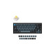 Keychron Q2 Pro, Gaming-Tastatur(schwarz/blaugrau, DE-Layout, Keychron K Pro Banana, Hot-Swap, Aluminiumrahmen, RGB)