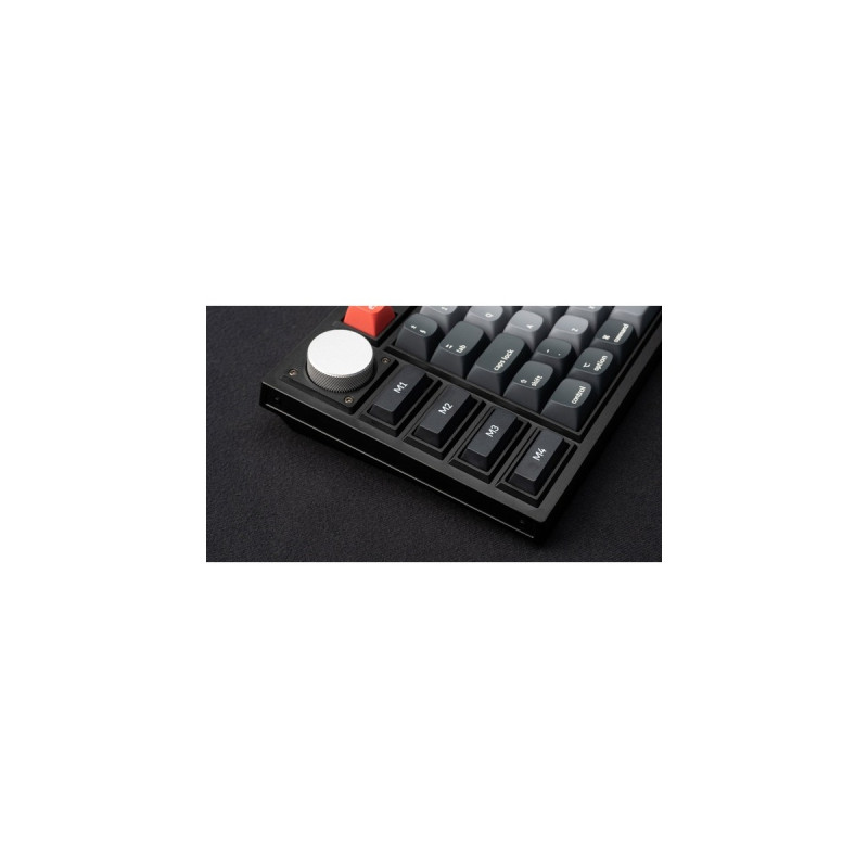 Keychron Q3 Pro, Gaming-Tastatur(schwarz/blaugrau, DE-Layout, Keychron K Pro Banana, Hot-Swap, Aluminiumrahmen, RGB)