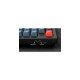 Keychron Q5 Knob, Gaming-Tastatur(schwarz/blaugrau, DE-Layout, Gateron G Pro Brown, Hot-Swap, Aluminiumrahmen, RGB)