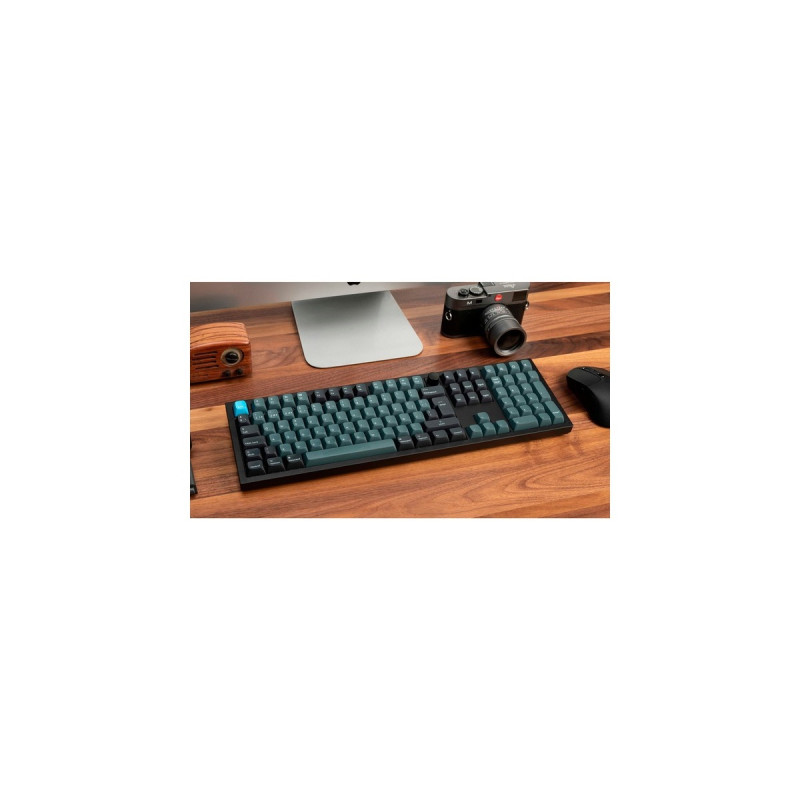 Keychron Q6 Pro, Gaming-Tastatur(schwarz/blaugrau, DE-Layout, Keychron K Pro Banana, Hot-Swap, Aluminiumrahmen, RGB)