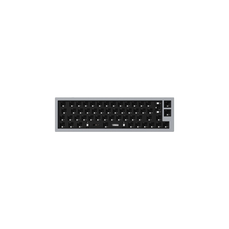 Keychron Q9 Barebone ISO, Gaming-Tastatur(grau, Hot-Swap, Aluminiumrahmen, RGB)