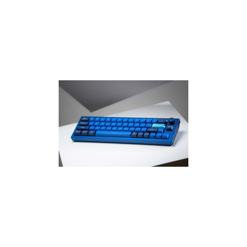 Keychron Q9 Barebone ISO, Gaming-Tastatur(blau, Hot-Swap, Aluminiumrahmen, RGB)