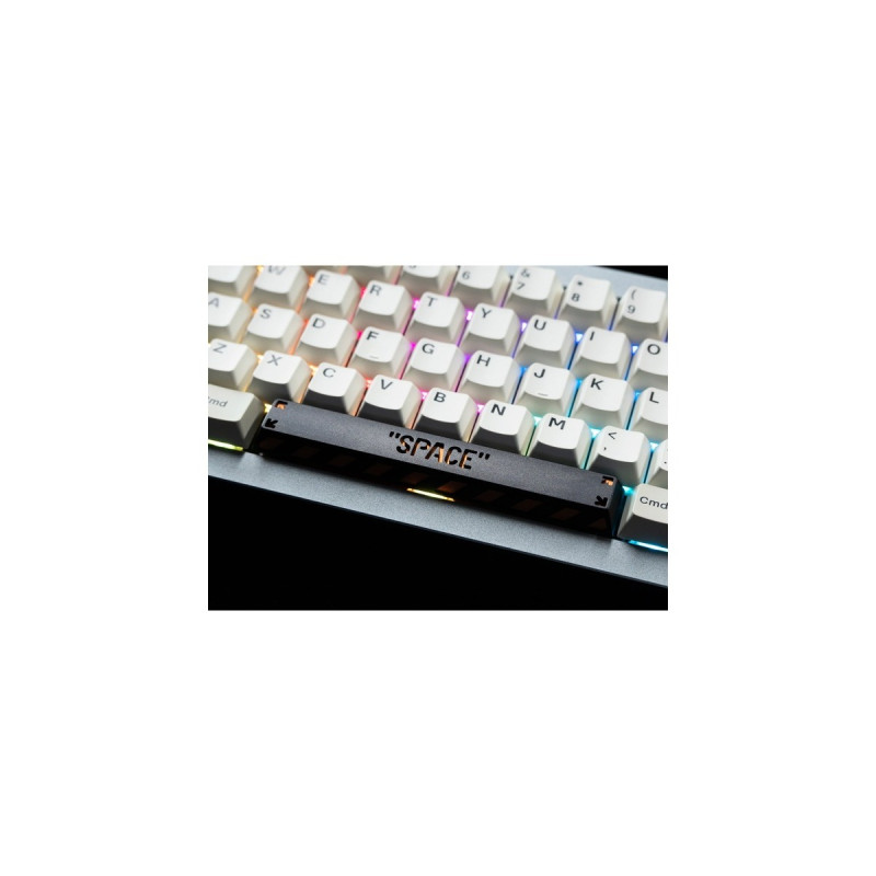Keychron Spacebar Aluminum Alloy Artisan Keycap, Tastenkappe(schwarz/orange)