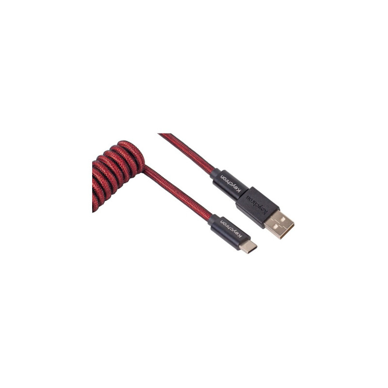 USB-C Stecker(rot, 1,08 Meter, gerader Stecker)