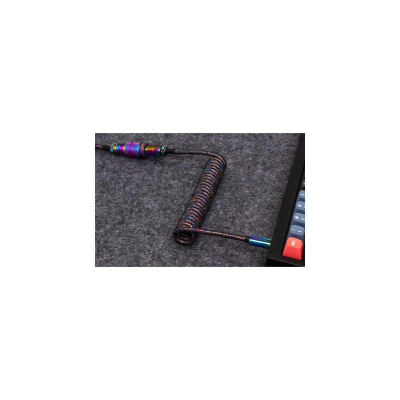 USB-C Stecker(schwarz, 1,08 Meter, abgewinkelter Stecker)