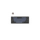 Keychron V4, Gaming-Tastatur(schwarz/blaugrau, DE-Layout, Keychron K Pro Brown, Hot-Swap, RGB)
